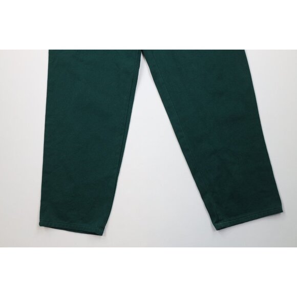 Deadstock Vintage 90s Boss Mens 29x34 Baggy Fit Skateboard Denim Jeans Green USA - Picture 4 of 15